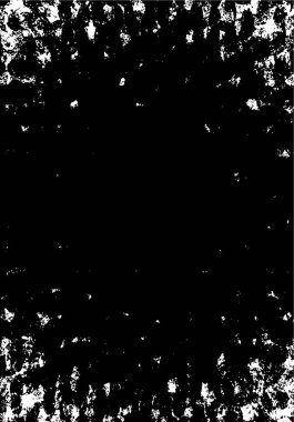 Grunge siyah ve beyaz kentsel vektör doku şablon. Karanlık dağınık toz sıkıntı arka plan kaplaması. Gürültü ve tahıl ile soyut noktalı, çizik, Vintage efekti oluşturmak kolay. Yaşlanma tasarım öğesi