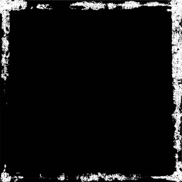 Grunge Czarno Białe Wektor Texture Szablon Ciemny Brudny Pył Nakładki — Wektor stockowy