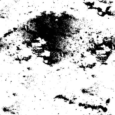 Grunge Siyah ve Beyaz Şehir Vektör Doku Şablonu. Noktalanmış, çizilmiş, Gürültü ve tahılla klasik efekt oluşturulması kolay. Karanlık Toz Örtüsü Tehlike Arkaplanı. Yaşlanma Tasarımı Elementi