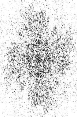 Grunge Siyah ve Beyaz Şehir Vektör Doku Şablonu. Noktalanmış, çizilmiş, Gürültü ve tahılla klasik efekt oluşturulması kolay. Karanlık Toz Örtüsü Tehlike Arkaplanı. Yaşlanma Tasarımı Elementi