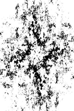 Grunge Siyah ve Beyaz Şehir Vektör Doku Şablonu. Noktalanmış, çizilmiş, Gürültü ve tahılla klasik efekt oluşturulması kolay. Karanlık Toz Örtüsü Tehlike Arkaplanı. Yaşlanma Tasarımı Elementi