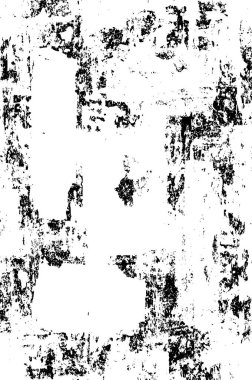 Grunge Siyah ve Beyaz Şehir Vektör Doku Şablonu. Noktalanmış, çizilmiş, Gürültü ve tahılla klasik efekt oluşturulması kolay. Karanlık Toz Örtüsü Tehlike Arkaplanı. Yaşlanma Tasarımı Elementi