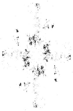 Grunge Siyah ve Beyaz Şehir Vektör Doku Şablonu. Noktalanmış, çizilmiş, Gürültü ve tahılla klasik efekt oluşturulması kolay. Karanlık Toz Örtüsü Tehlike Arkaplanı. Yaşlanma Tasarımı Elementi