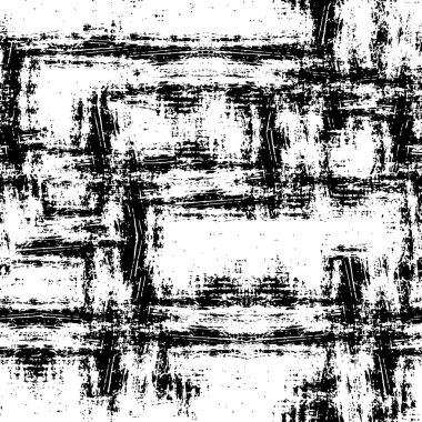 Grunge Siyah ve Beyaz Şehir Vektör Doku Şablonu. Noktalanmış, çizilmiş, Gürültü ve tahılla klasik efekt oluşturulması kolay. Karanlık Toz Örtüsü Tehlike Arkaplanı. Yaşlanma Tasarımı Elementi