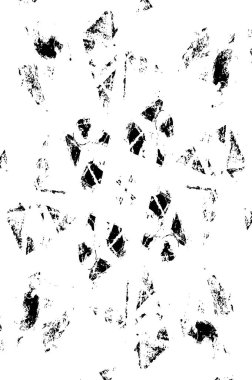 Grunge Siyah ve Beyaz Şehir Vektör Doku Şablonu. Noktalanmış, çizilmiş, Gürültü ve tahılla klasik efekt oluşturulması kolay. Karanlık Toz Örtüsü Tehlike Arkaplanı. Yaşlanma Tasarımı Elementi