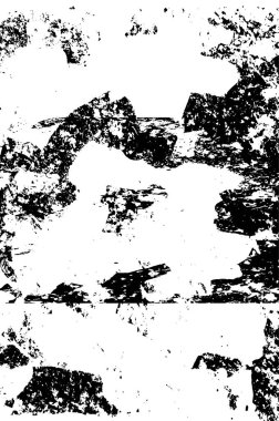 Grunge Siyah ve Beyaz Şehir Vektör Doku Şablonu. Noktalanmış, çizilmiş, Gürültü ve tahılla klasik efekt oluşturulması kolay. Karanlık Toz Örtüsü Tehlike Arkaplanı. Yaşlanma Tasarımı Elementi
