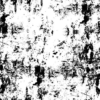 Grunge Siyah ve Beyaz Şehir Vektör Doku Şablonu. Noktalanmış, çizilmiş, Gürültü ve tahılla klasik efekt oluşturulması kolay. Karanlık Toz Örtüsü Tehlike Arkaplanı. Yaşlanma Tasarımı Elementi