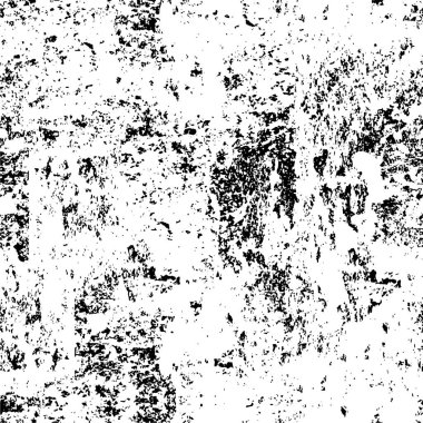 Grunge Siyah ve Beyaz Şehir Vektör Doku Şablonu. Noktalanmış, çizilmiş, Gürültü ve tahılla klasik efekt oluşturulması kolay. Karanlık Toz Örtüsü Tehlike Arkaplanı. Yaşlanma Tasarımı Elementi