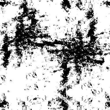 Grunge Siyah ve Beyaz Şehir Vektör Doku Şablonu. Noktalanmış, çizilmiş, Gürültü ve tahılla klasik efekt oluşturulması kolay. Karanlık Toz Örtüsü Tehlike Arkaplanı. Yaşlanma Tasarımı Elementi