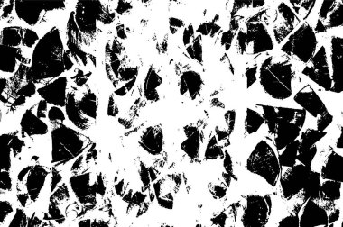 Grunge Siyah ve Beyaz Şehir Vektör Doku Şablonu. Noktalanmış, çizilmiş, Gürültü ve tahılla klasik efekt oluşturulması kolay. Karanlık Toz Örtüsü Tehlike Arkaplanı. Yaşlanma Tasarımı Elementi