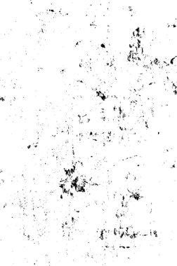 Grunge Siyah ve Beyaz Şehir Vektör Doku Şablonu. Noktalanmış, çizilmiş, Gürültü ve tahılla klasik efekt oluşturulması kolay. Karanlık Toz Örtüsü Tehlike Arkaplanı. Yaşlanma Tasarımı Elementi