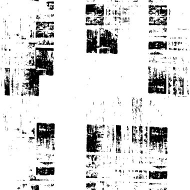 Grunge Siyah ve Beyaz Şehir Vektör Doku Şablonu. Noktalanmış, çizilmiş, Gürültü ve tahılla klasik efekt oluşturulması kolay. Karanlık Toz Örtüsü Tehlike Arkaplanı. Yaşlanma Tasarımı Elementi