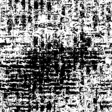 Grunge Siyah ve Beyaz Şehir Vektör Doku Şablonu. Noktalanmış, çizilmiş, Gürültü ve tahılla klasik efekt oluşturulması kolay. Karanlık Toz Örtüsü Tehlike Arkaplanı. Yaşlanma Tasarımı Elementi