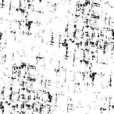 Grunge Siyah ve Beyaz Şehir Vektör Doku Şablonu. Noktalanmış, çizilmiş, Gürültü ve tahılla klasik efekt oluşturulması kolay. Karanlık Toz Örtüsü Tehlike Arkaplanı. Yaşlanma Tasarımı Elementi