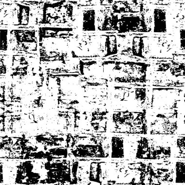 Grunge Siyah ve Beyaz Şehir Vektör Doku Şablonu. Noktalanmış, çizilmiş, Gürültü ve tahılla klasik efekt oluşturulması kolay. Karanlık Toz Örtüsü Tehlike Arkaplanı. Yaşlanma Tasarımı Elementi