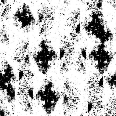 Grunge Siyah ve Beyaz Şehir Vektör Doku Şablonu. Noktalanmış, çizilmiş, Gürültü ve tahılla klasik efekt oluşturulması kolay. Karanlık Toz Örtüsü Tehlike Arkaplanı. Yaşlanma Tasarımı Elementi