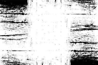 Grunge Siyah ve Beyaz Şehir Vektör Doku Şablonu. Noktalanmış, çizilmiş, Gürültü ve tahılla klasik efekt oluşturulması kolay. Karanlık Toz Örtüsü Tehlike Arkaplanı. Yaşlanma Tasarımı Elementi
