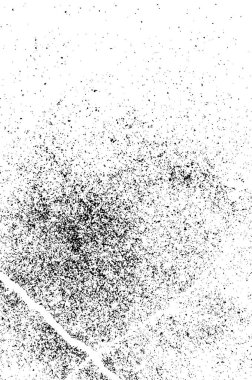 Grunge Siyah ve Beyaz Şehir Vektör Doku Şablonu. Noktalanmış, çizilmiş, Gürültü ve tahılla klasik efekt oluşturulması kolay. Karanlık Toz Örtüsü Tehlike Arkaplanı. Yaşlanma Tasarımı Elementi