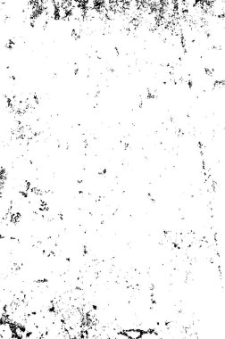 Grunge Siyah ve Beyaz Şehir Vektör Doku Şablonu. Noktalanmış, çizilmiş, Gürültü ve tahılla klasik efekt oluşturulması kolay. Karanlık Toz Örtüsü Tehlike Arkaplanı. Yaşlanma Tasarımı Elementi