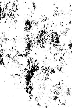 Grunge Siyah ve Beyaz Şehir Vektör Doku Şablonu. Noktalanmış, çizilmiş, Gürültü ve tahılla klasik efekt oluşturulması kolay. Karanlık Toz Örtüsü Tehlike Arkaplanı. Yaşlanma Tasarımı Elementi