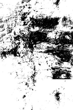 Grunge Siyah ve Beyaz Şehir Vektör Doku Şablonu. Noktalanmış, çizilmiş, Gürültü ve tahılla klasik efekt oluşturulması kolay. Karanlık Toz Örtüsü Tehlike Arkaplanı. Yaşlanma Tasarımı Elementi