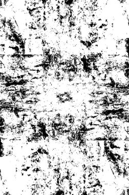 Grunge Siyah ve Beyaz Şehir Vektör Doku Şablonu. Noktalanmış, çizilmiş, Gürültü ve tahılla klasik efekt oluşturulması kolay. Karanlık Toz Örtüsü Tehlike Arkaplanı. Yaşlanma Tasarımı Elementi