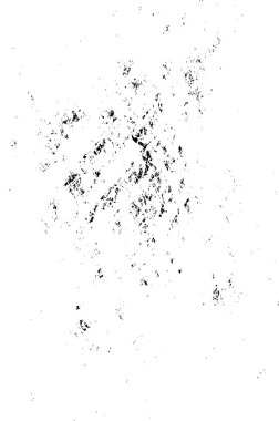 Grunge Siyah ve Beyaz Şehir Vektör Doku Şablonu. Noktalanmış, çizilmiş, Gürültü ve tahılla klasik efekt oluşturulması kolay. Karanlık Toz Örtüsü Tehlike Arkaplanı. Yaşlanma Tasarımı Elementi