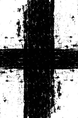 Grunge Siyah ve Beyaz Şehir Vektör Doku Şablonu. Noktalanmış, çizilmiş, Gürültü ve tahılla klasik efekt oluşturulması kolay. Karanlık Toz Örtüsü Tehlike Arkaplanı. Yaşlanma Tasarımı Elementi