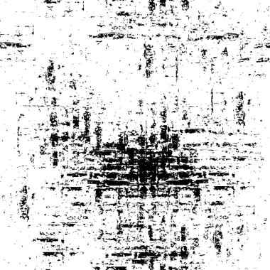 Grunge Siyah ve Beyaz Şehir Vektör Doku Şablonu. Noktalanmış, çizilmiş, Gürültü ve tahılla klasik efekt oluşturulması kolay. Karanlık Toz Örtüsü Tehlike Arkaplanı. Yaşlanma Tasarımı Elementi
