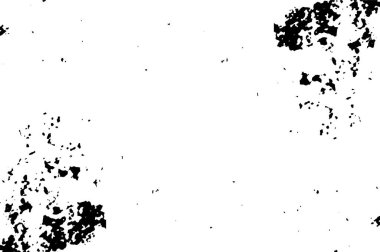 Grunge Siyah ve Beyaz Şehir Vektör Doku Şablonu. Noktalanmış, çizilmiş, Gürültü ve tahılla klasik efekt oluşturulması kolay. Karanlık Toz Örtüsü Tehlike Arkaplanı. Yaşlanma Tasarımı Elementi