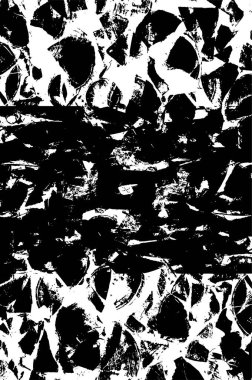 Grunge Siyah ve Beyaz Şehir Vektör Doku Şablonu. Noktalanmış, çizilmiş, Gürültü ve tahılla klasik efekt oluşturulması kolay. Karanlık Toz Örtüsü Tehlike Arkaplanı. Yaşlanma Tasarımı Elementi