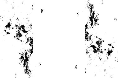 Grunge Siyah ve Beyaz Şehir Vektör Doku Şablonu. Noktalanmış, çizilmiş, Gürültü ve tahılla klasik efekt oluşturulması kolay. Karanlık Toz Örtüsü Tehlike Arkaplanı. Yaşlanma Tasarımı Elementi