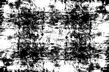 Grunge Siyah ve Beyaz Şehir Vektör Doku Şablonu. Noktalanmış, çizilmiş, Gürültü ve tahılla klasik efekt oluşturulması kolay. Karanlık Toz Örtüsü Tehlike Arkaplanı. Yaşlanma Tasarımı Elementi