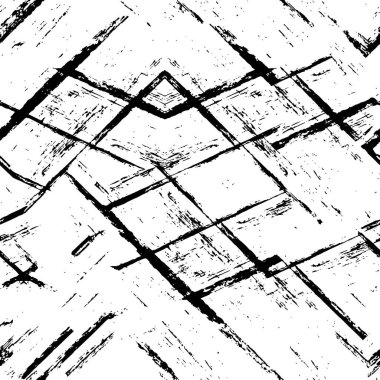 Grunge Siyah ve Beyaz Şehir Vektör Doku Şablonu. Noktalanmış, çizilmiş, Gürültü ve tahılla klasik efekt oluşturulması kolay. Karanlık Toz Örtüsü Tehlike Arkaplanı. Yaşlanma Tasarımı Elementi