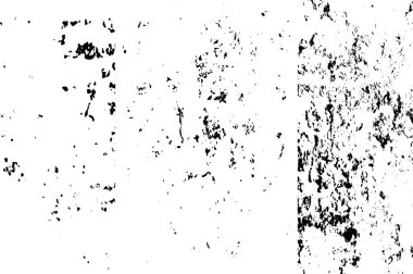 Grunge Siyah ve Beyaz Şehir Vektör Doku Şablonu. Noktalanmış, çizilmiş, Gürültü ve tahılla klasik efekt oluşturulması kolay. Karanlık Toz Örtüsü Tehlike Arkaplanı. Yaşlanma Tasarımı Elementi