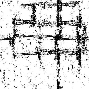 Grunge Siyah ve Beyaz Şehir Vektör Doku Şablonu. Noktalanmış, çizilmiş, Gürültü ve tahılla klasik efekt oluşturulması kolay. Karanlık Toz Örtüsü Tehlike Arkaplanı. Yaşlanma Tasarımı Elementi