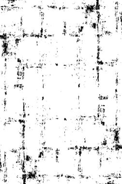 Grunge Siyah ve Beyaz Şehir Vektör Doku Şablonu. Noktalanmış, çizilmiş, Gürültü ve tahılla klasik efekt oluşturulması kolay. Karanlık Toz Örtüsü Tehlike Arkaplanı. Yaşlanma Tasarımı Elementi
