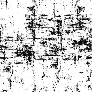 Grunge Siyah ve Beyaz Şehir Vektör Doku Şablonu. Noktalanmış, çizilmiş, Gürültü ve tahılla klasik efekt oluşturulması kolay. Karanlık Toz Örtüsü Tehlike Arkaplanı. Yaşlanma Tasarımı Elementi