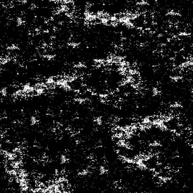 Grunge Siyah ve Beyaz Şehir Vektör Doku Şablonu. Noktalanmış, çizilmiş, Gürültü ve tahılla klasik efekt oluşturulması kolay. Karanlık Toz Örtüsü Tehlike Arkaplanı. Yaşlanma Tasarımı Elementi