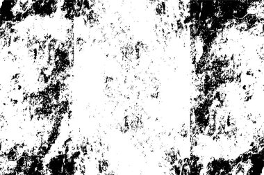 Grunge Siyah ve Beyaz Şehir Vektör Doku Şablonu. Noktalanmış, çizilmiş, Gürültü ve tahılla klasik efekt oluşturulması kolay. Karanlık Toz Örtüsü Tehlike Arkaplanı. Yaşlanma Tasarımı Elementi