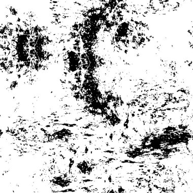 Grunge Siyah ve Beyaz Şehir Vektör Doku Şablonu. Noktalanmış, çizilmiş, Gürültü ve tahılla klasik efekt oluşturulması kolay. Karanlık Toz Örtüsü Tehlike Arkaplanı. Yaşlanma Tasarımı Elementi