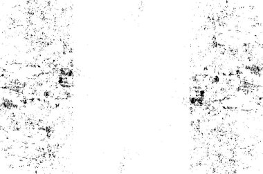 Grunge Siyah ve Beyaz Şehir Vektör Doku Şablonu. Noktalanmış, çizilmiş, Gürültü ve tahılla klasik efekt oluşturulması kolay. Karanlık Toz Örtüsü Tehlike Arkaplanı. Yaşlanma Tasarımı Elementi