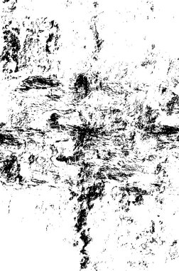 Grunge Siyah ve Beyaz Şehir Vektör Doku Şablonu. Noktalanmış, çizilmiş, Gürültü ve tahılla klasik efekt oluşturulması kolay. Karanlık Toz Örtüsü Tehlike Arkaplanı. Yaşlanma Tasarımı Elementi