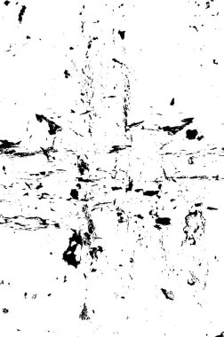 Grunge Siyah ve Beyaz Şehir Vektör Doku Şablonu. Noktalanmış, çizilmiş, Gürültü ve tahılla klasik efekt oluşturulması kolay. Karanlık Toz Örtüsü Tehlike Arkaplanı. Yaşlanma Tasarımı Elementi