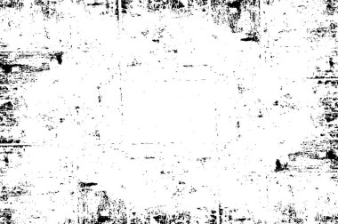 Grunge Siyah ve Beyaz Şehir Vektör Doku Şablonu. Noktalanmış, çizilmiş, Gürültü ve tahılla klasik efekt oluşturulması kolay. Karanlık Toz Örtüsü Tehlike Arkaplanı. Yaşlanma Tasarımı Elementi