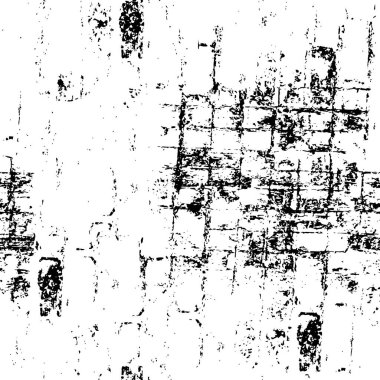 Grunge Siyah ve Beyaz Şehir Vektör Doku Şablonu. Noktalanmış, çizilmiş, Gürültü ve tahılla klasik efekt oluşturulması kolay. Karanlık Toz Örtüsü Tehlike Arkaplanı. Yaşlanma Tasarımı Elementi