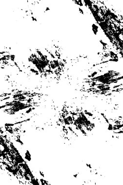 Grunge Siyah ve Beyaz Şehir Vektör Doku Şablonu. Noktalanmış, çizilmiş, Gürültü ve tahılla klasik efekt oluşturulması kolay. Karanlık Toz Örtüsü Tehlike Arkaplanı. Yaşlanma Tasarımı Elementi