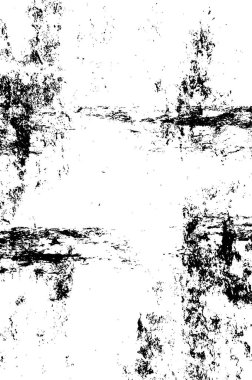 Grunge Siyah ve Beyaz Şehir Vektör Doku Şablonu. Noktalanmış, çizilmiş, Gürültü ve tahılla klasik efekt oluşturulması kolay. Karanlık Toz Örtüsü Tehlike Arkaplanı. Yaşlanma Tasarımı Elementi