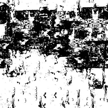 Grunge Siyah ve Beyaz Şehir Vektör Doku Şablonu. Noktalanmış, çizilmiş, Gürültü ve tahılla klasik efekt oluşturulması kolay. Karanlık Toz Örtüsü Tehlike Arkaplanı. Yaşlanma Tasarımı Elementi