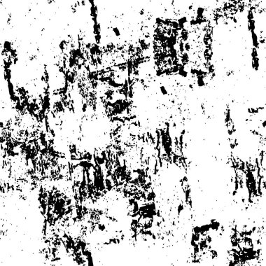 Grunge Siyah ve Beyaz Şehir Vektör Doku Şablonu. Noktalanmış, çizilmiş, Gürültü ve tahılla klasik efekt oluşturulması kolay. Karanlık Toz Örtüsü Tehlike Arkaplanı. Yaşlanma Tasarımı Elementi